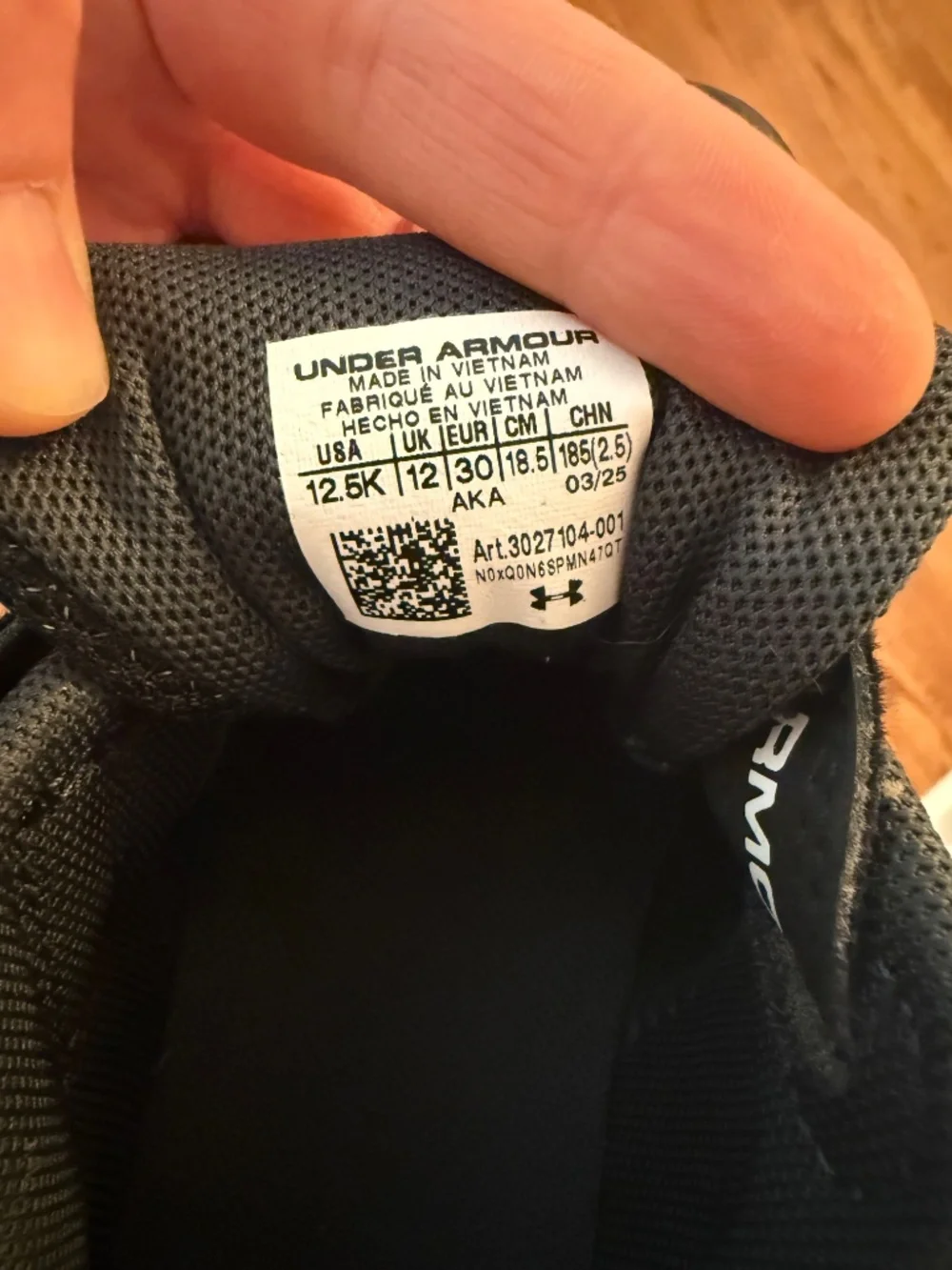 Under Armour Kids Size 12 Surge 4 Alternate Closure (Little Kid)